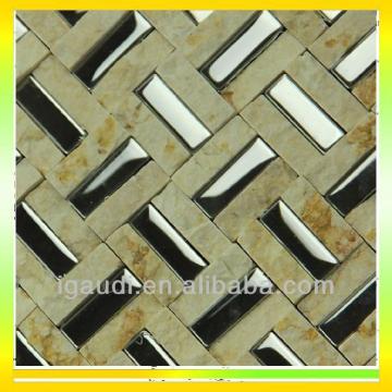 gem stone mosaic countertop wall decoration