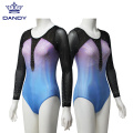 Xüsusi Uzun Qolları Qızlar Rəqabətli Gimnastika Leotards