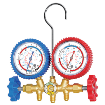 Manifold gauge for refrigeration R134A R410