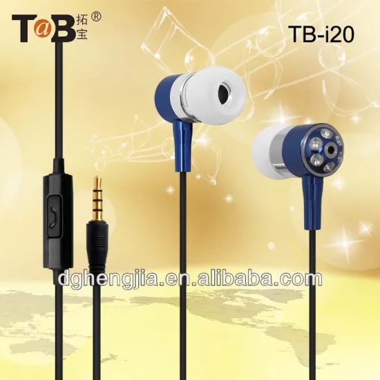 2014 NEW PRODUCTS free samples china factory stereo popular metal earphone with mic