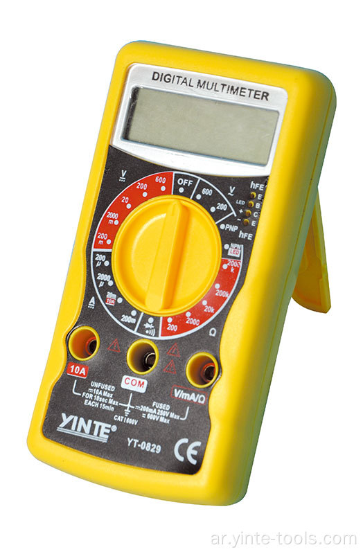 شاشة LCD DIGNT Multimeter مع جهد يلي