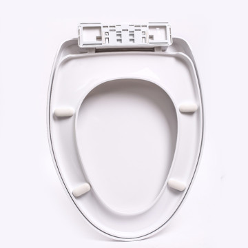 White durable hygienic toilet seat cover for bathroom