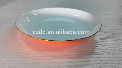 bone china enamel plate set