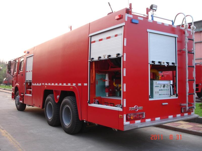 Sinotruk HOWO 6*4 Water & Foam Tank Fire Fighting Truck/ Fire Engine Truck