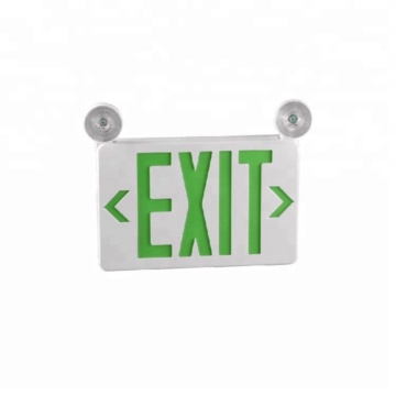 Approved 6 inch maintained green exit sign