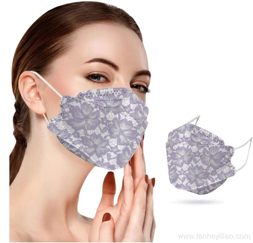 White Adult disposable korean face mask KF94