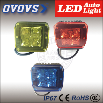 OVOVS special model factory supplier 4d 12v 12w led auto work lamp for offroad 4x4