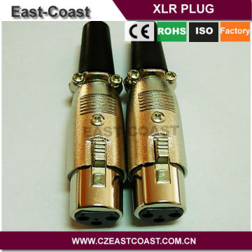 3-pin xlr female plug