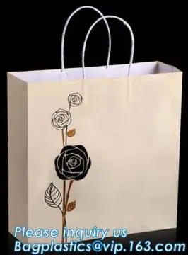 paper bags custom Big shopping paper gift bag, guess craft gift paper bag with handles, design foldable gift paper shopping bag