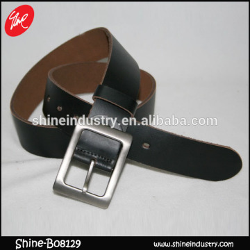 Men's Leather Webbing Belt