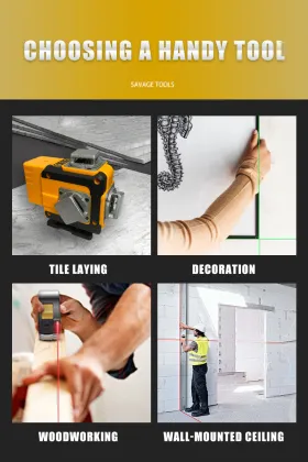 Professional Laser Level Measuring Tools - Rotary Laser Level