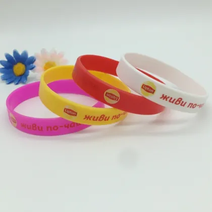 Custom Printed Lipton Silicone Wristband