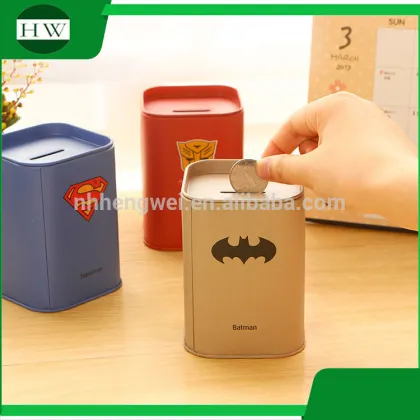 multipurpose tinplate tin League of Legends piggy bank penholder storage pen container case box holder