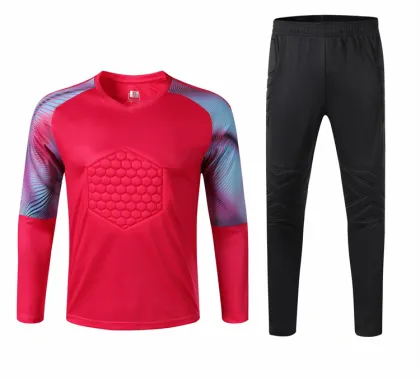 Long Sleeve Goalkeeper Soccer Jersey - Sport Uniform Tops
