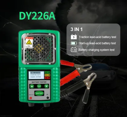 DUOYI DY226 Car Battery Tester: Automotive, Solar, and Marine Battery Analysis