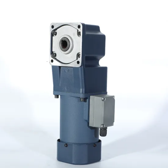 High Efficiency Small Size Electric Spiral Bevel Right Angle Reduction Gear Motors: 24W to 1500W AC Models