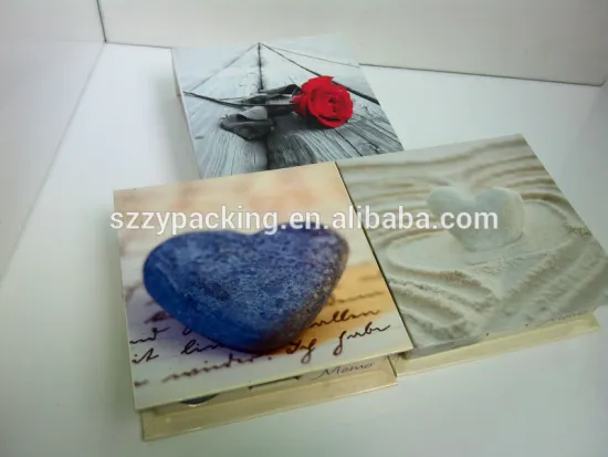 Fashion Design High Quality Handmade Cardboard Box with Memo Pad