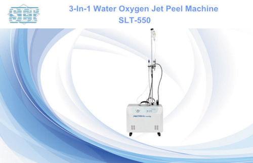 Portable Skin Whitening Oxygen Jet Peel Machine With Oxygen Spray / Injection Handle