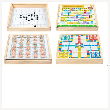 Wholesale Hot Selling Wooden Chess Sets & Multifunction Board Games