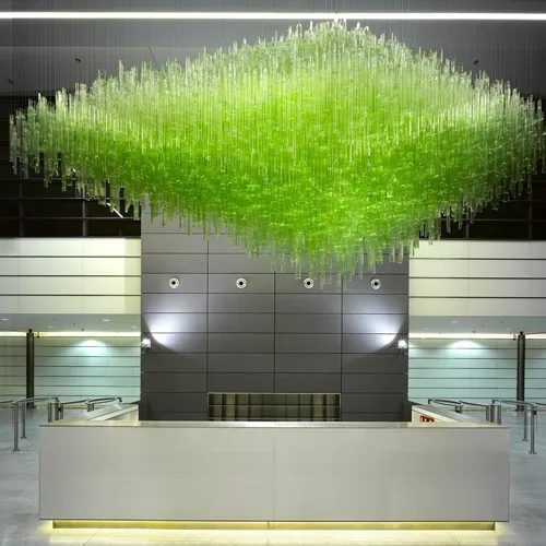 Modern Lobby decoration glass Crystal hotel Chandelier