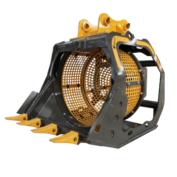 High Quality Customizable Rotary Screen Sieve Bucket for Fine Screening and Excavation