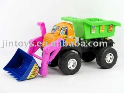 Plastic Toy,Free Wheel Construction Car
