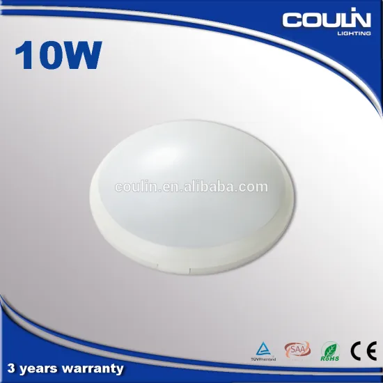 Coulin 10W IP65 IK10 emergency led ceiling light,outdoor home use led bulkhead lamps