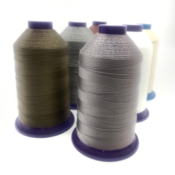 High-Duty Hilo Thread: 70 Denier, 6.6 Tex, Bonded Nylon in Black - 210D/3 for Heavy Applications
