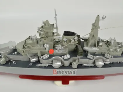 New model ship 1:360 4CH RC toy battleship with 6.8KM/H for sale.