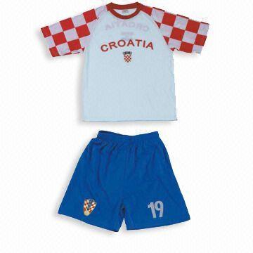 100% poliestere Soccer tuta con peso di 160gsm/m2