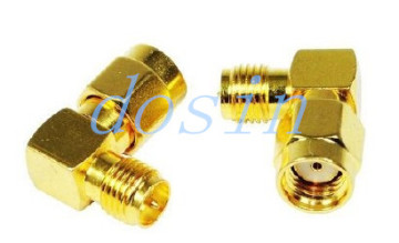 Right Angle Rpsma Male to Rpsma Famale Conector Adapter