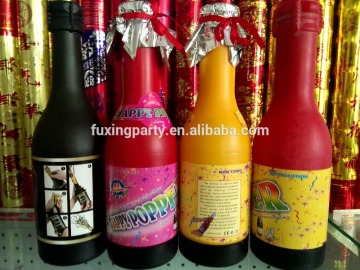 Factory champagne bottle party popper