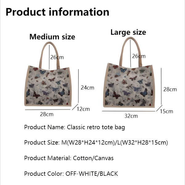 女性用の大容量キャンバストートバッグ Large-capacity canvas tote bag for ladies