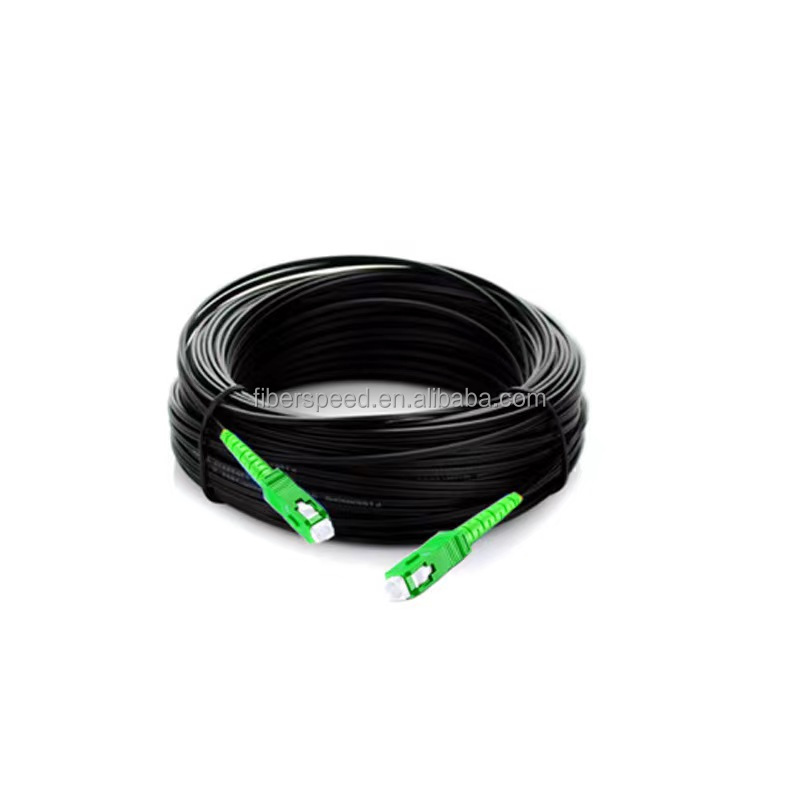 Customized Length Sc/apc Connector Ftth Fiber Optic Jumper Drop Cable ...