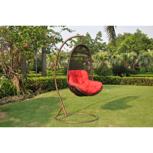 Hotel Furniture Aluminum Frame Patio Rattan Swing