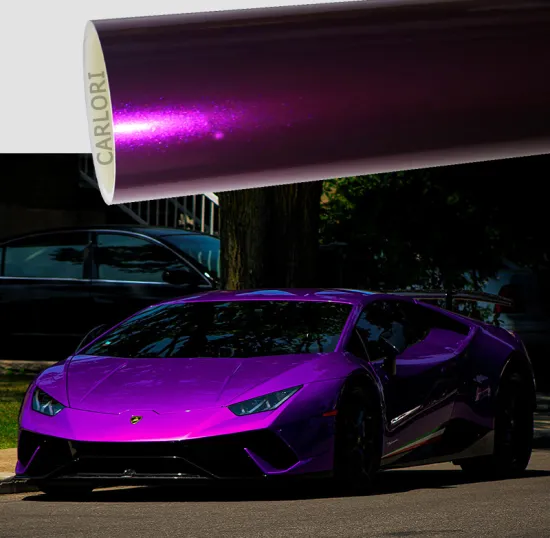 metallic gloss purple car wrap vinyl