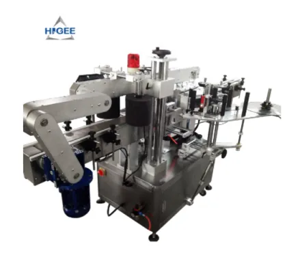 Two-Sided Bottle Labeling Machine with Plastic Top Side Labeling - Packaging and Labeling Machine Price