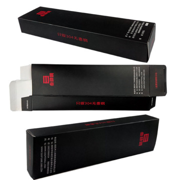 Emballage de produit électronique pliable noir mat