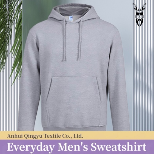 टिकाऊ ब्लैंक पफ प्रिंट पुरुषों की हुडी