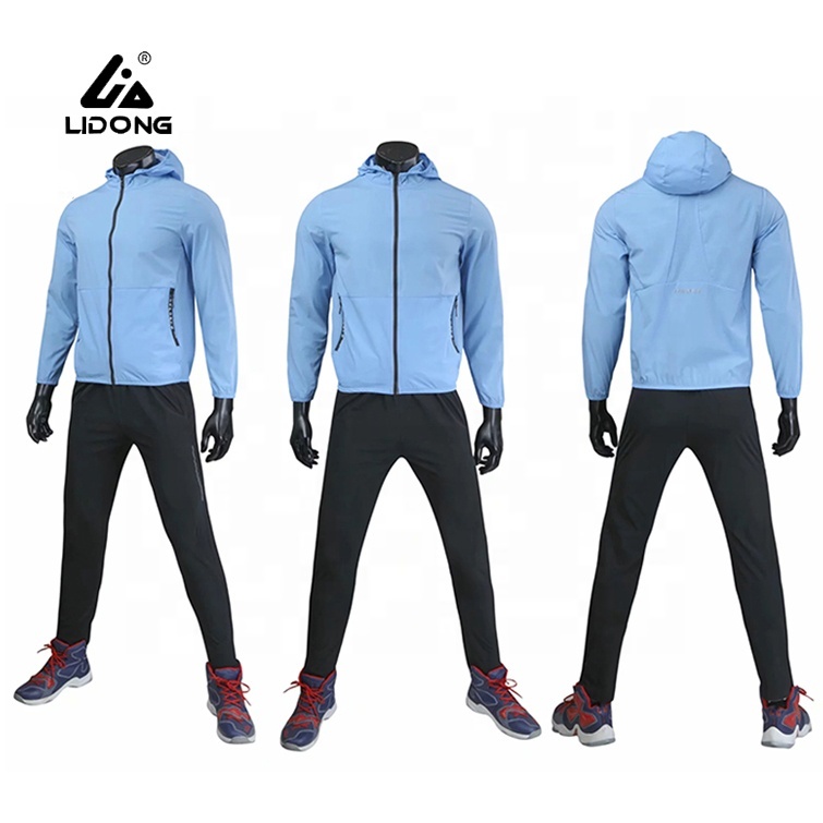 Latest Design Men Sports Thin Gym Zip Hoodie