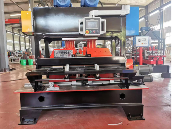 A flat bridge punching machine