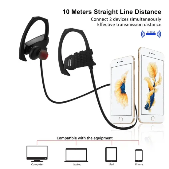 Universal bluetooth headphone Q9 wireless bluetooth headset earplug headphones