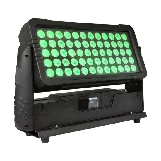 60x10W 4in1 RGBW DMX Stage Strobe LED Flood Light for Outdoor Building Decoration