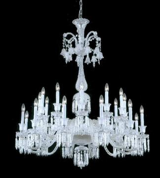 baccarat style high end crystal chandelier