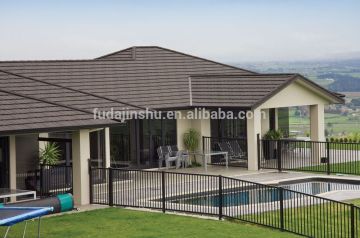 ISO colorful stone coated metal roofing shingles
