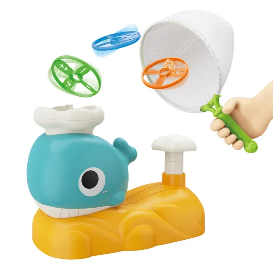 Whale Design Novelty Toys: Outdoor Games, Flying Discs, and Launcher Machines with Accessories