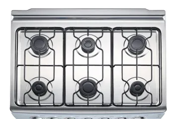 Commercial Stainless steel 6 Burner with Oven