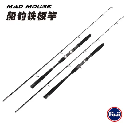 MAD MOUSE Saltwater High Carbon Jigging Rod for Slow Pitch Jigging