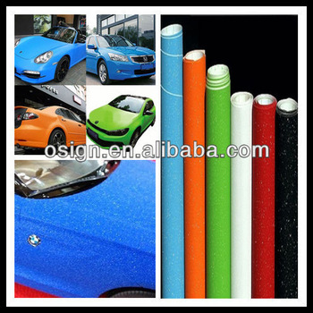 Diamond glitter car vinyl film,matt car wrapping film