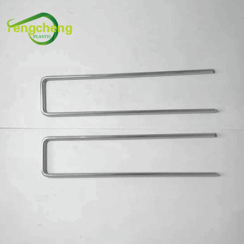 10cm-20cm Garden Weed Fabric Fixing Pegs Steel Stakes